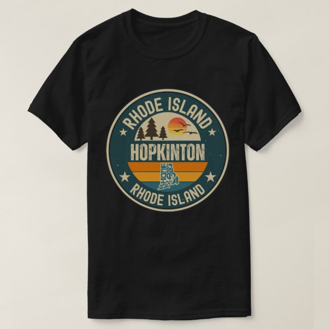 Hopkinton, Rhode Island T-Shirt (Design vorne)