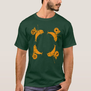 Hoplites reiten Dolphinen antikes griechisches Töp T-Shirt