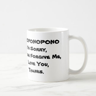 HOPONOPONO SAMMLUNGS-TASSEN-ENGLISCHE SPRACHE TASSE