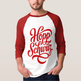 Hopp Schwiiz Go Schweiz Design für Schweizer Fans T-Shirt