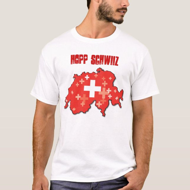 Hopp Schwiiz T-Shirt (Vorderseite)