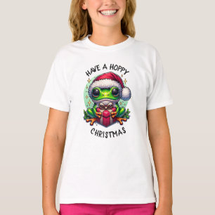 Hoppe Weihnachten   Froschpuppe T-Shirt