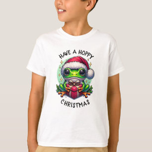 Hoppe Weihnachten   Froschpuppe T-Shirt