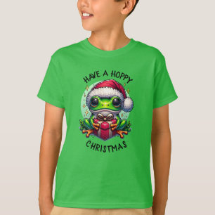 Hoppe Weihnachten   Froschpuppe T-Shirt