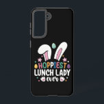 Hoppiest Lunch Lady School Ostern Bunny Eggs Samsung Galaxy Hülle<br><div class="desc">Hoppiest Lunch Lady School Ostern Bunny Eggs</div>