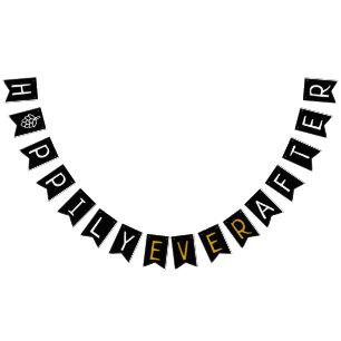 Hoppily überhaupt nach Co-Ed Wedding Brautparty Wimpelkette