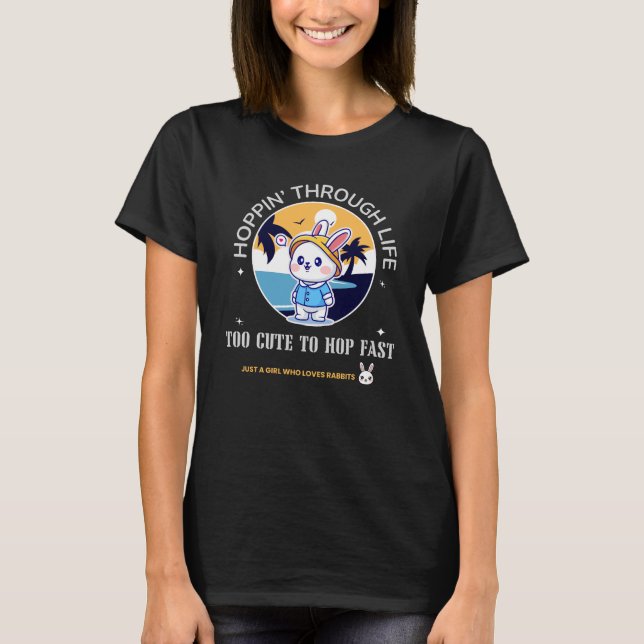 Hoppin’ Through Life T-Shirt (Vorderseite)