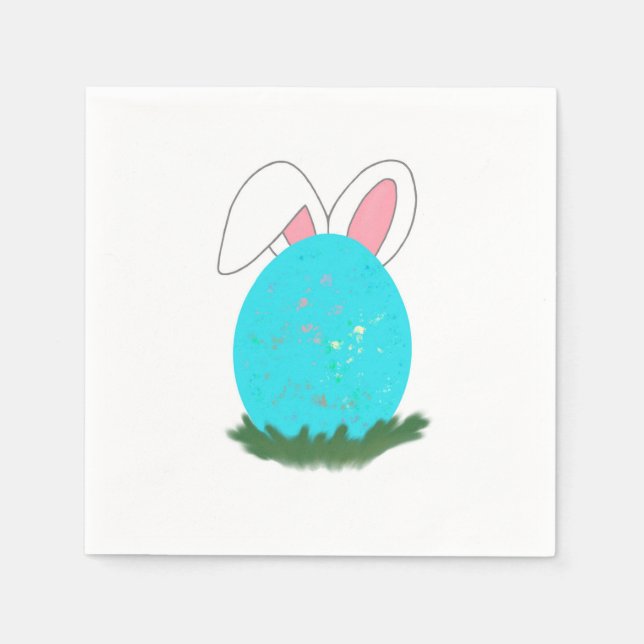 Hopping down the Bunny trail! Serviette (Vorderseite)