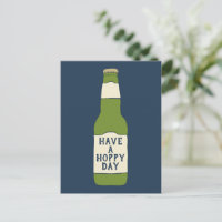 Hoppingtag grüne Bierflasche