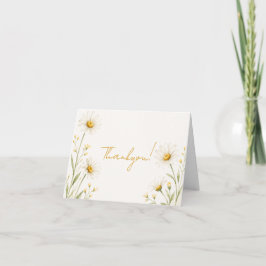 Hoppla Daisy's Babyparty-Dankeschön Dankeskarte