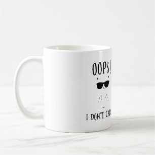 Hoppla! Das ist mir egal! Funny Cat Coffee Advocat Kaffeetasse