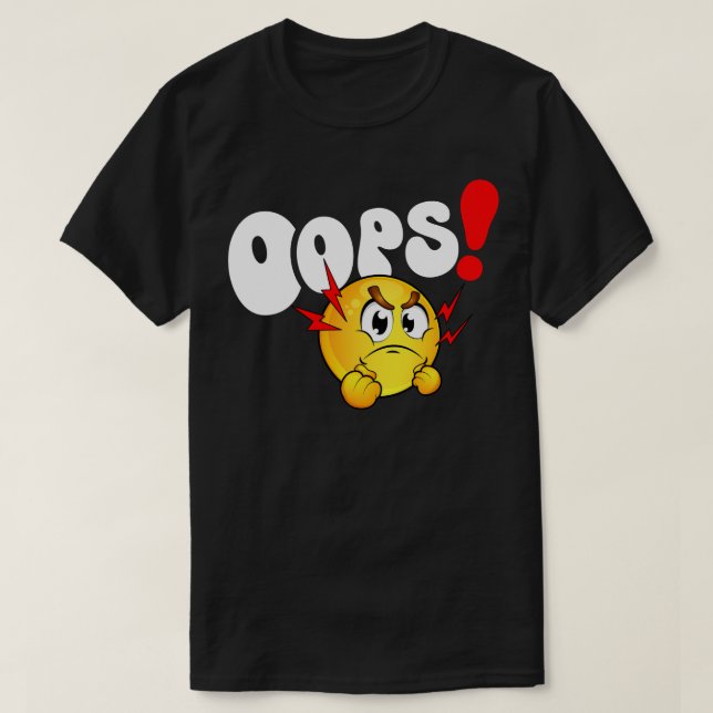 Hoppla! Emoji T-Shirt (Design vorne)