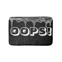 HOPPLA! Funny Paint Spill Sparkor Bath Mat