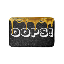 HOPPLA! Funny Paint Spill Sparkor Bath Mat
