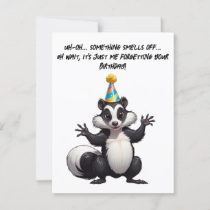 Hoppla! Ich habe deinen Geburtstag vergessen – das Postkarte