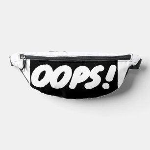 Hoppla! Motivierend Fehler Bauchtasche