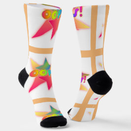 Hoppla! Quirky Comic Buch Jargon Cabin Socks Socken