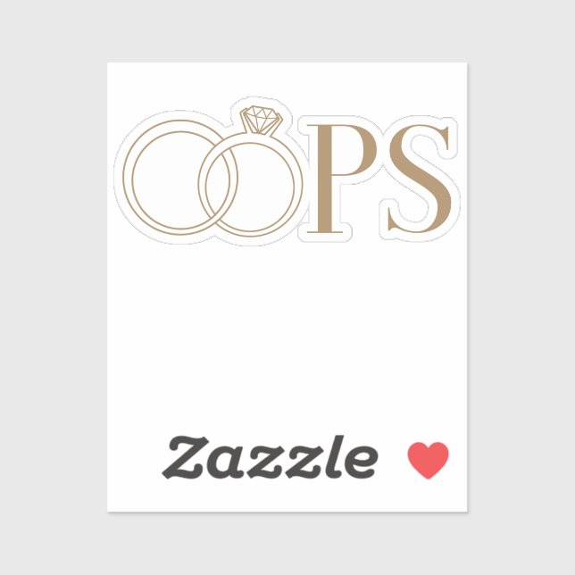 HOPPLA! Scheidungsdusche Party Aufkleber (Blatt)