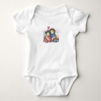 "Hoppy" 4. Juli Independence Day Frogs Design