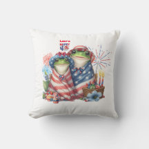 "Hoppy" 4. Juli Independence Day Frogs Design