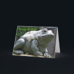 Hoppy Birthday Brother Frog Karte<br><div class="desc">"Big Brother"-Fotografie von Pat Merewether</div>