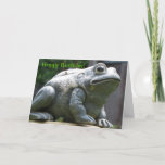 Hoppy Birthday Brother Frog Karte<br><div class="desc">"Big Brother"-Fotografie von Pat Merewether</div>