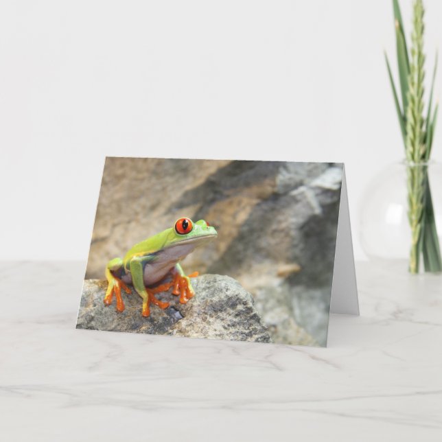 Hoppy Birthday Karte (Vorderseite)