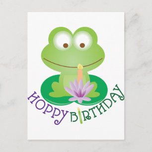 Hoppy Birthday Postkarte