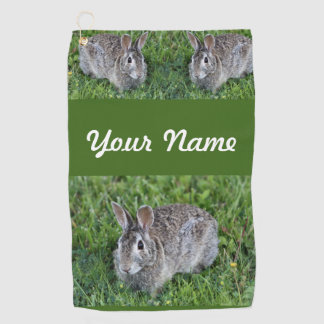 Hoppy Bunny Golfhandtuch