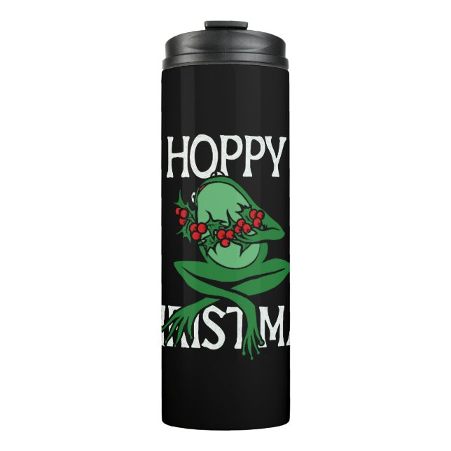 Hoppy Christmas Thermosbecher (Vorderseite)