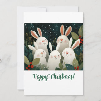 "Hoppy Christmas" Weihnachtskarte Feiertagskarte