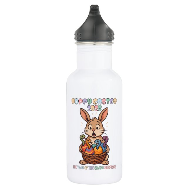 Hoppy Easter 2025: The Year of the Snake Surprise! Edelstahlflasche (Rechts)