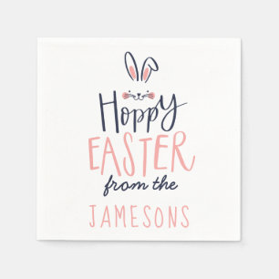 HOPPY EASTER BUNNY SERVIETTE