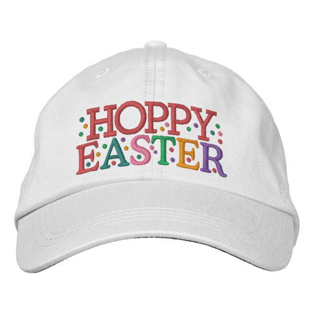 HOPPY EASTER Cap by SRF Bestickte Baseballkappe (Vorderseite)