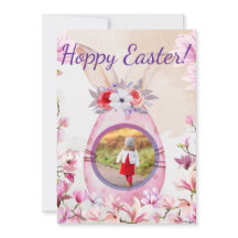 Hoppy Easter pink egg photo