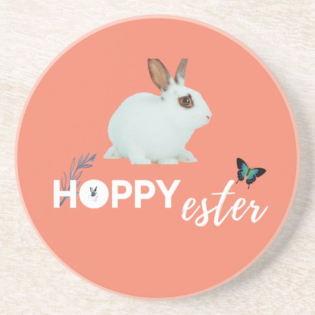 Hoppy Ester Funny Design Untersetzer (Vorne)