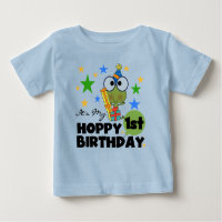 Hoppy Frog 1. Geburtstag T Shirts und Geschenke