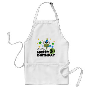 Hoppy Frog 3. Geburtstagsgeschenke und Geschenke Schürze