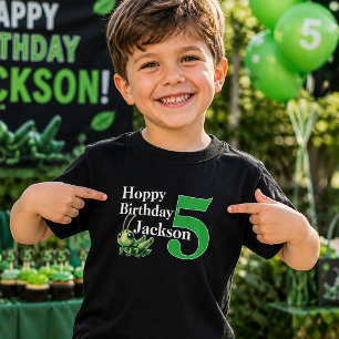 Hoppy Geburtstag Grashüpfer 5. Geburtstag Kleinkind T-shirt