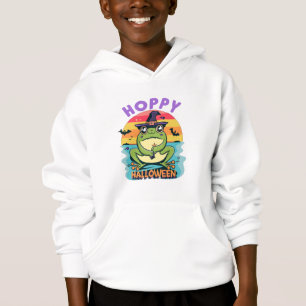 Hoppy Halloween, Adorable Niedlicher Cartoon Frosc Hoodie