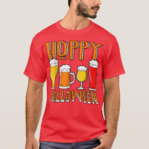 Hoppy Halloween Craft Beer Drink Lover Funny T-Shirt