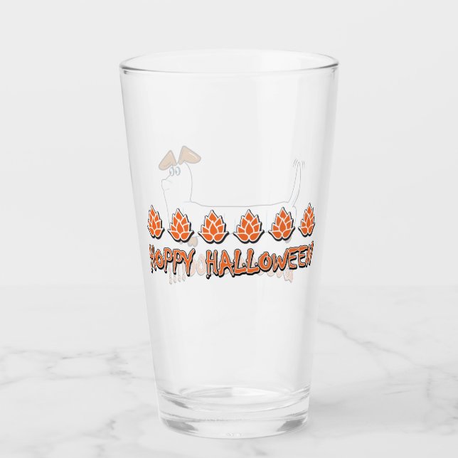 Hoppy Halloween Glas (Vorderseite)