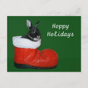 Hoppy Holidays Feiertagspostkarte