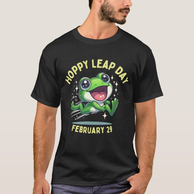 Hoppy Leap Day 29. Februar T-Shirt (Vorderseite)