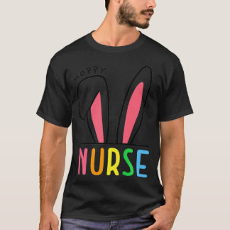 Hoppy Nurse Bunny Niedlich Funny Ostertag Wo T-Shirt
