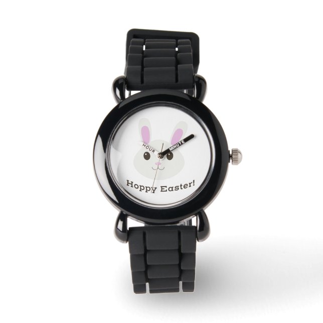 Hoppy Oaster Bunny Armbanduhr (Vorderseite)