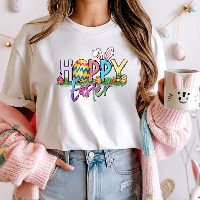 Hoppy Oaster Bunny Egg Hunt T-Shirt (Von Creator hochgeladen)