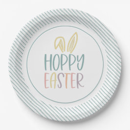 Hoppy Oaster Bunny Oars Pappteller