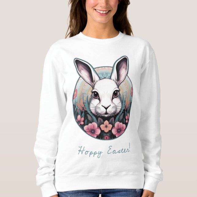 Hoppy Oaster Bunny Sweatshirt (Vorderseite)