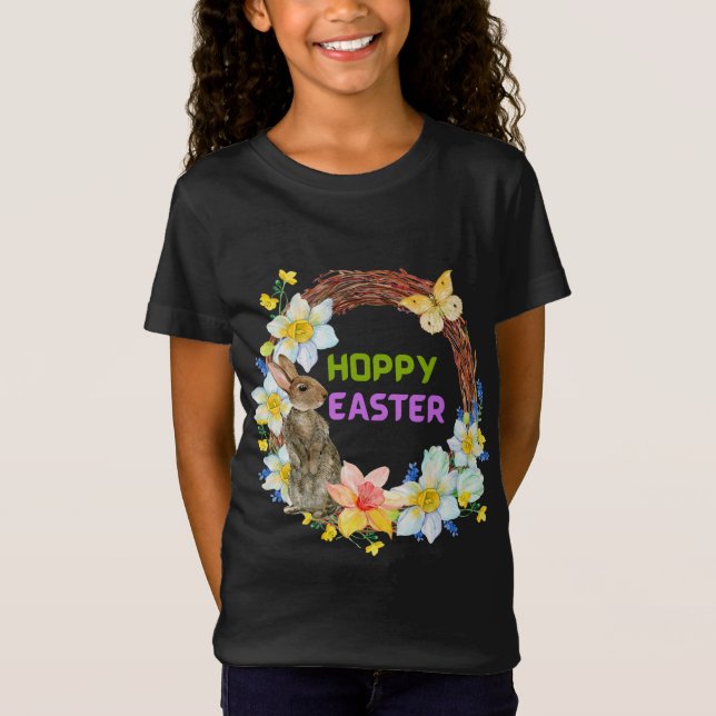 Hoppy Oaster Bunny T - Shirt (Vorderseite)